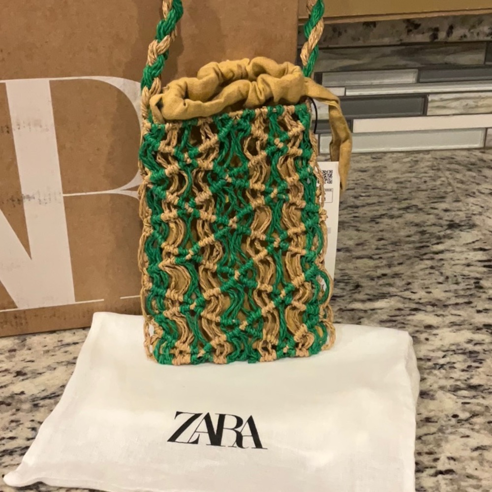 Zara woven cellphone case.